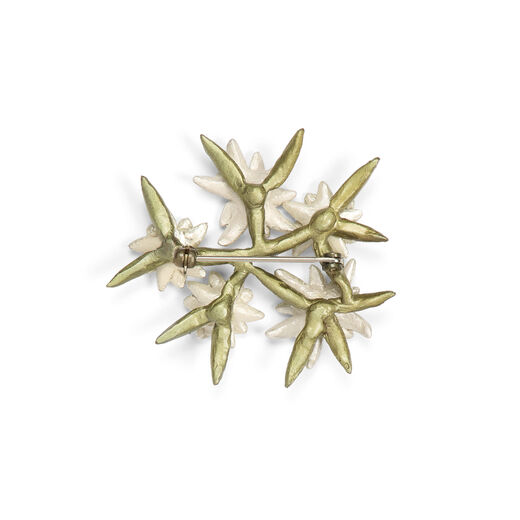 Edelweiss brooch by Michael Michaud
